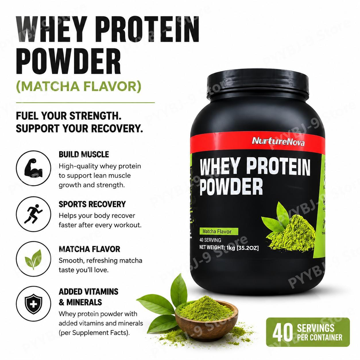 NurtureNova Whey Protein Powde - огляд і ціна Nutrition Of Fitness