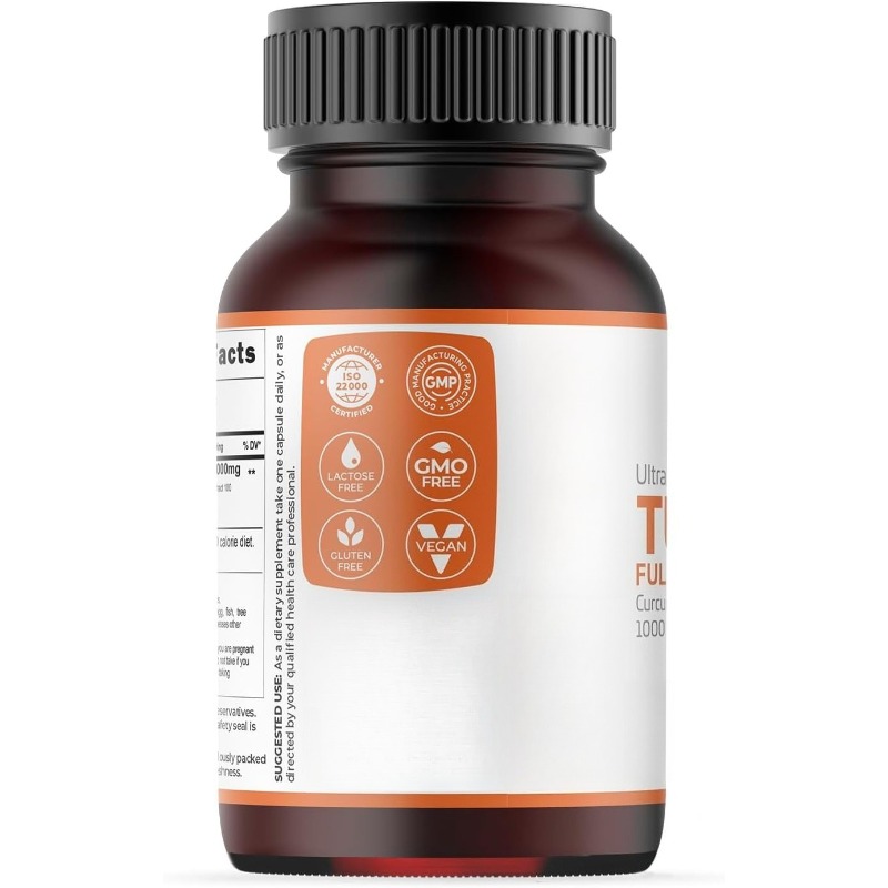 Turmeric Capsules 1000mg Conta - огляд і ціна Turmeric Curcumin Capsule