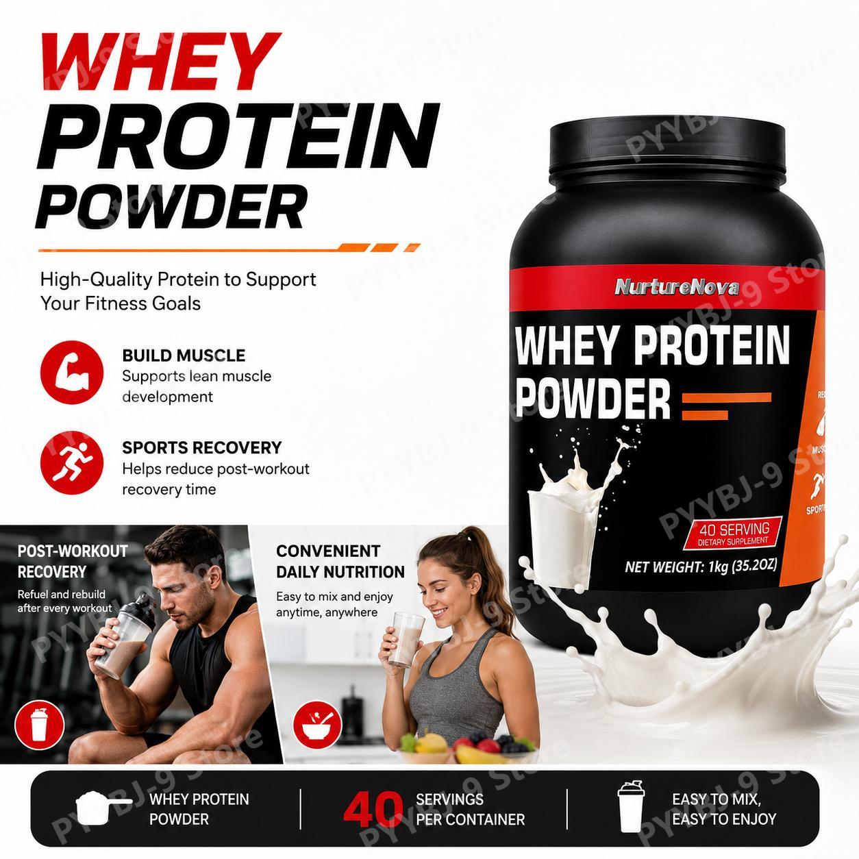 NurtureNova Whey Protein Powde - огляд і ціна Nutrition Of Fitness