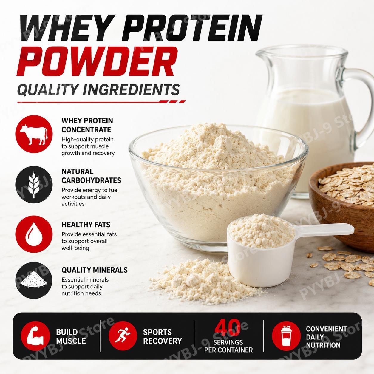 NurtureNova Whey Protein Powde - огляд і ціна Nutrition Of Fitness