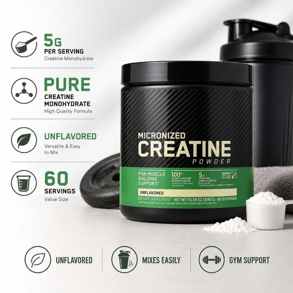 Creatine Monohydrate Powder 30 - огляд і ціна Nutrition And Fitness