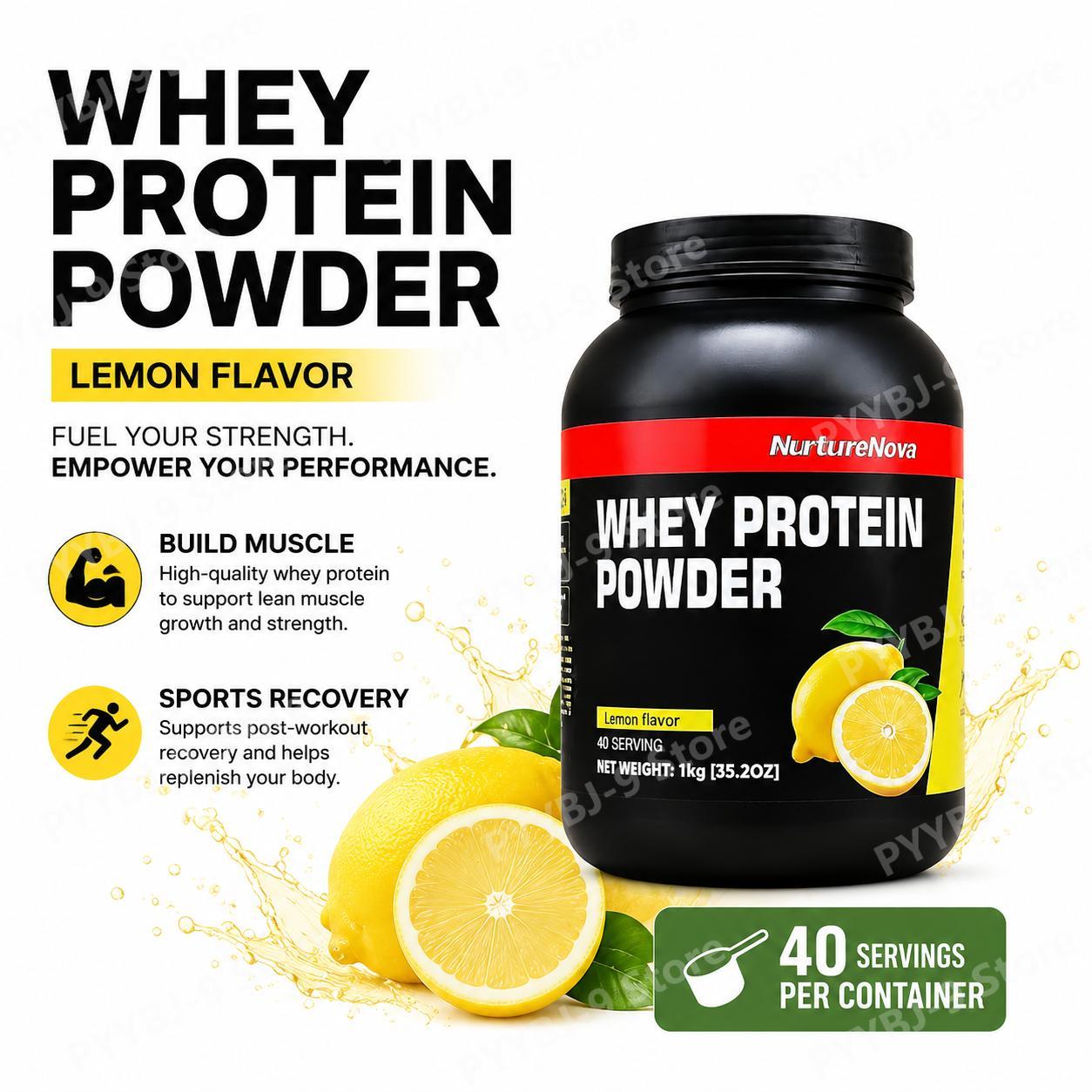 NurtureNova Whey Protein Powde - огляд і ціна Nutrition Of Fitness