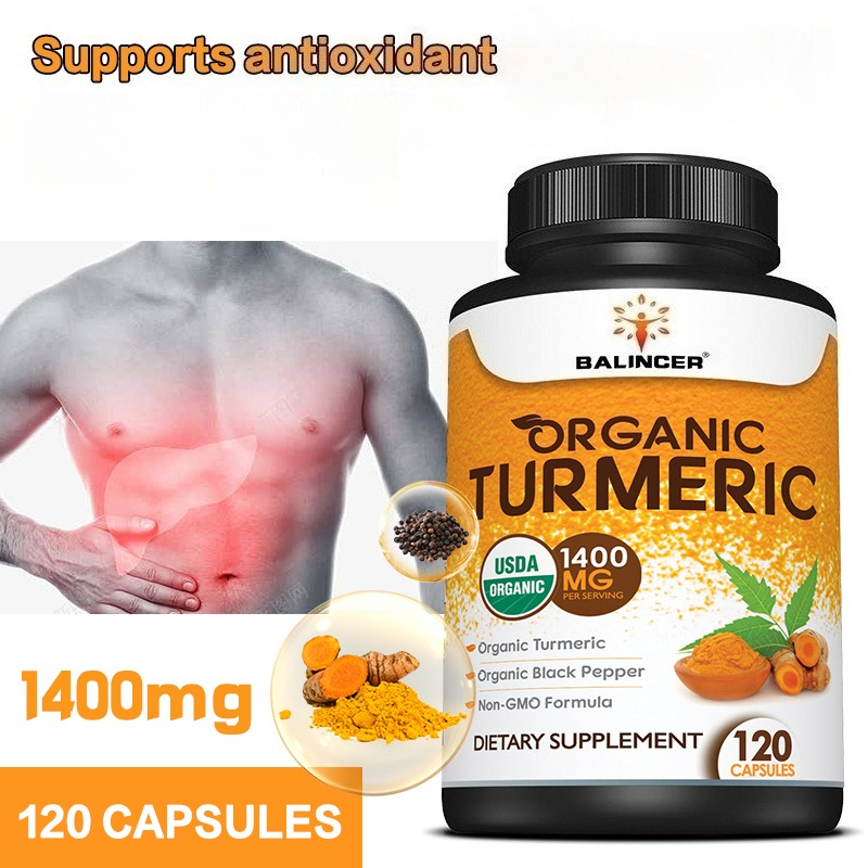 Organic Turmeric with Black Pe - огляд і ціна Turmeric Curcumin Capsule