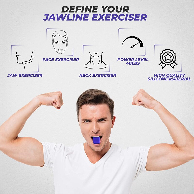 Jawline Exerciser Facial Jaw M - огляд і ціна Nutrition And Fitness